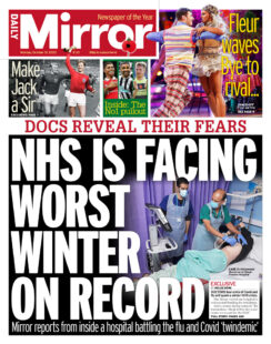 Daily Mirror – NHS is facing worst winter on record 