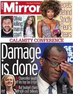 Daily Mirror – Damage is done