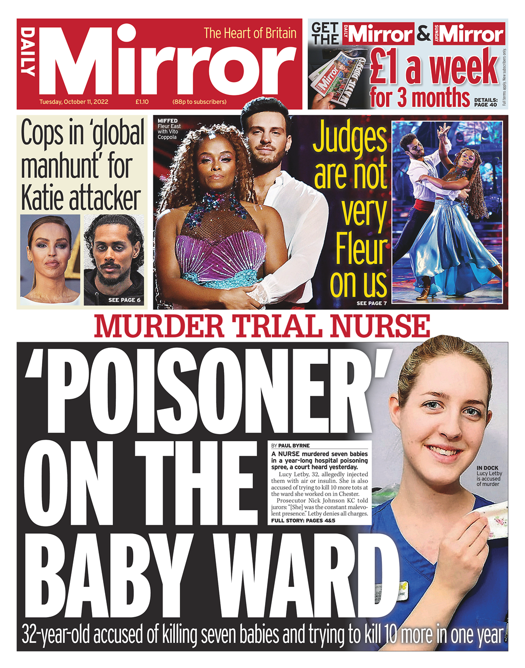 Daily Mirror - Nurse murder trial: ‘Poisoner’ on the baby ward