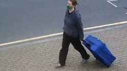 Moment woman ‘drags suitcase containing her friend’s decapitated BODY’