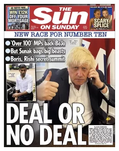 The Sun on Sunday – Race for No10 – Deal OR No Deal