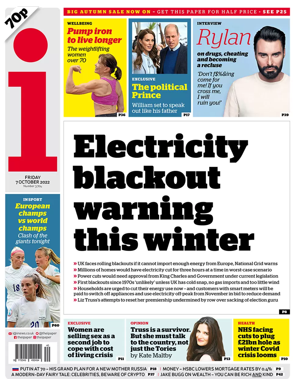 Electricity blackout warning this winter