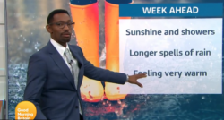 How old is GMB weatherman Des Coleman and when was he in EastEnders?