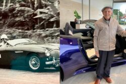 Care home surprise retired racing driver resident with whirl in new Aston Martin
