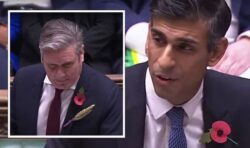 Commons erupts at PMQs as Starmer ridiculed by Sunak for having ‘no plan’ on immigration