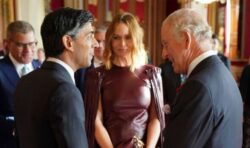 Sunak joins King Charles for reception at Buckingham Palace after King bows out of COP27