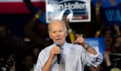 Biden humiliated as three hecklers ambush him at rally – ‘You’re a disgrace’