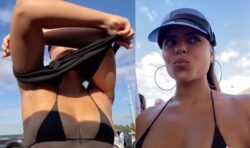 Woman in skimpy top tests out ‘hack’ about being given free t-shirt at Disney World