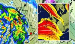 UK storm forecast: Tropical and Arctic air crash to unleash barrage of hail and thunder