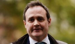 Tom Tugendhat banned from driving after being caught using phone at wheel