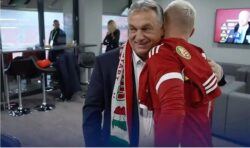 Ukraine slams Viktor Orban for wearing scarf showing parts of Kyiv as Hungary