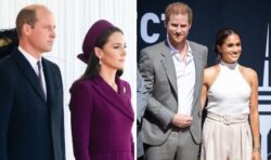 Kate and William will not ‘run scared’ of Harry and Meghan in US as Netflix row simmers