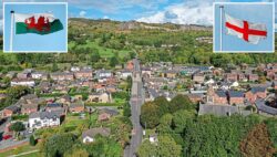 Border village split between Wales and England fans for World Cup clash
