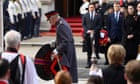 King Charles leads Remembrance Sunday for first time as monarch