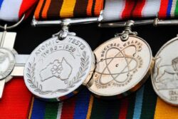 What were the nuclear tests and why are medals being granted 70 years on?