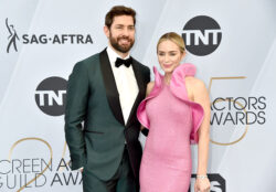 The English star Emily Blunt shares how husband John Krasinski pushed her to receive credit she deserves on projects