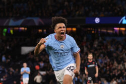 Rico Lewis makes Champions League history with Manchester City goal