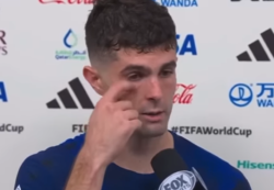 Christian Pulisic reacts to England fans booing Gareth Southgate’s side during USA draw