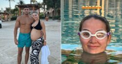 Molly-Mae Hague felt like she was ‘drowning’ in pool as she struggled to swim with baby bump ‘dragging’ her down