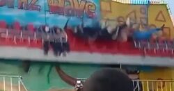 Five people thrown from ride after safety bar comes loose