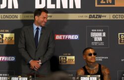 Eddie Hearn believes he and Conor Benn have been ‘shafted’ over failed drugs test