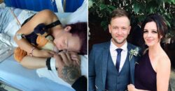 Husband saves wife’s life after she suffers stroke on 13th wedding anniversary