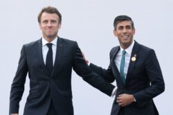 Rishi Sunak and Emmanuel Macron bond at Cop27 summit