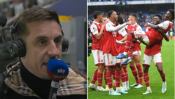 Gary Neville ‘loves’ four Arsenal players but still has major doubt over Premier League leaders