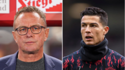 Ralf Rangnick responds after Cristiano Ronaldo says he had ‘never even heard’ of Manchester United interim manager