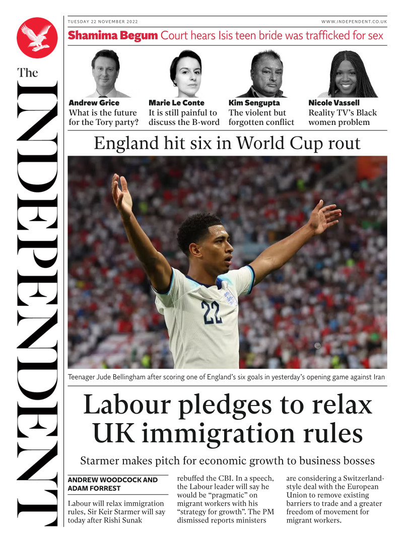 The Independent - Labour pledge to relax UK immigration rules