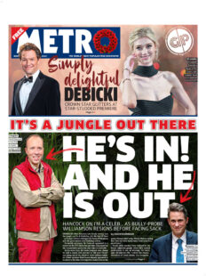 Metro – He’s in and he’s out 