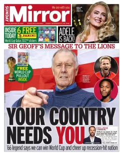 Sunday Mirror – Your country needs you 