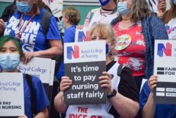 Health bosses urge strike deal as talks take place