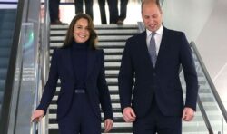 Royal fans gush as William leads Kate through cheering crowd in rare show of affection