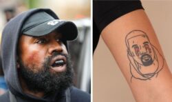 Kanye West superfan desperate to remove tattoo as clinic offers to laser them off for free