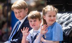 Princes George and Louis’ week of fun as Princess Charlotte masters breadmaking