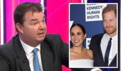 Minister urges boycott of ‘utterly irrelevant’ Meghan & Harry doc in scathing BBC QT jibe