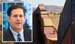 Arizona GOP stacks containers on border to plug holes in Trump’s 450-mile barrier