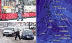 New weather maps show the exact areas it will snow as UK braced for -10C Arctic freeze