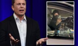 Elon Musk shares clip in hunt for ‘crazy stalker’ as he vows to take ‘legal action’