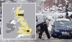 Met Office puts all of UK on alert as snow and ice to spark weekend carnage for millions