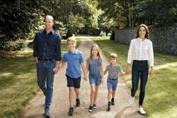 The Prince and Princess of Wales release their Christmas card photograph