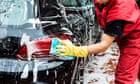 More than 90% of hand carwashes in UK employing workers illegally, study finds