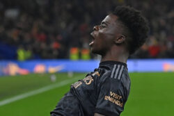 ‘We would bite your hand off!’ – Bukayo Saka reacts to Arsenal’s seven-point lead over champions Manchester City