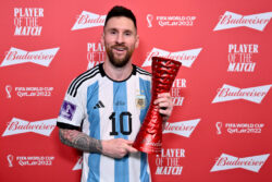 Lionel Messi offers to give his Man of the Match award to ‘extraordinary’ Argentina team-mate