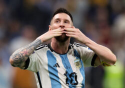 Lionel Messi can play until he is 50 and shouldn’t quit Argentina, says Emi Martinez