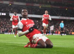 Eddie Nketiah sends message to Arsene Wenger after Arsenal legend watches West Ham win