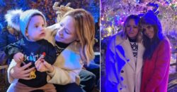 Girls Aloud stars Kimberley Walsh and Cheryl reunite for Christmas in Lapland with the kids