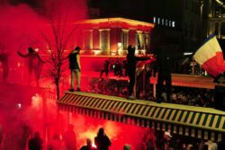 Riot police deployed after Morocco lose 2-0 to France