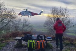 Man survives 70ft plunge on Christmas Eve walk at beauty spot